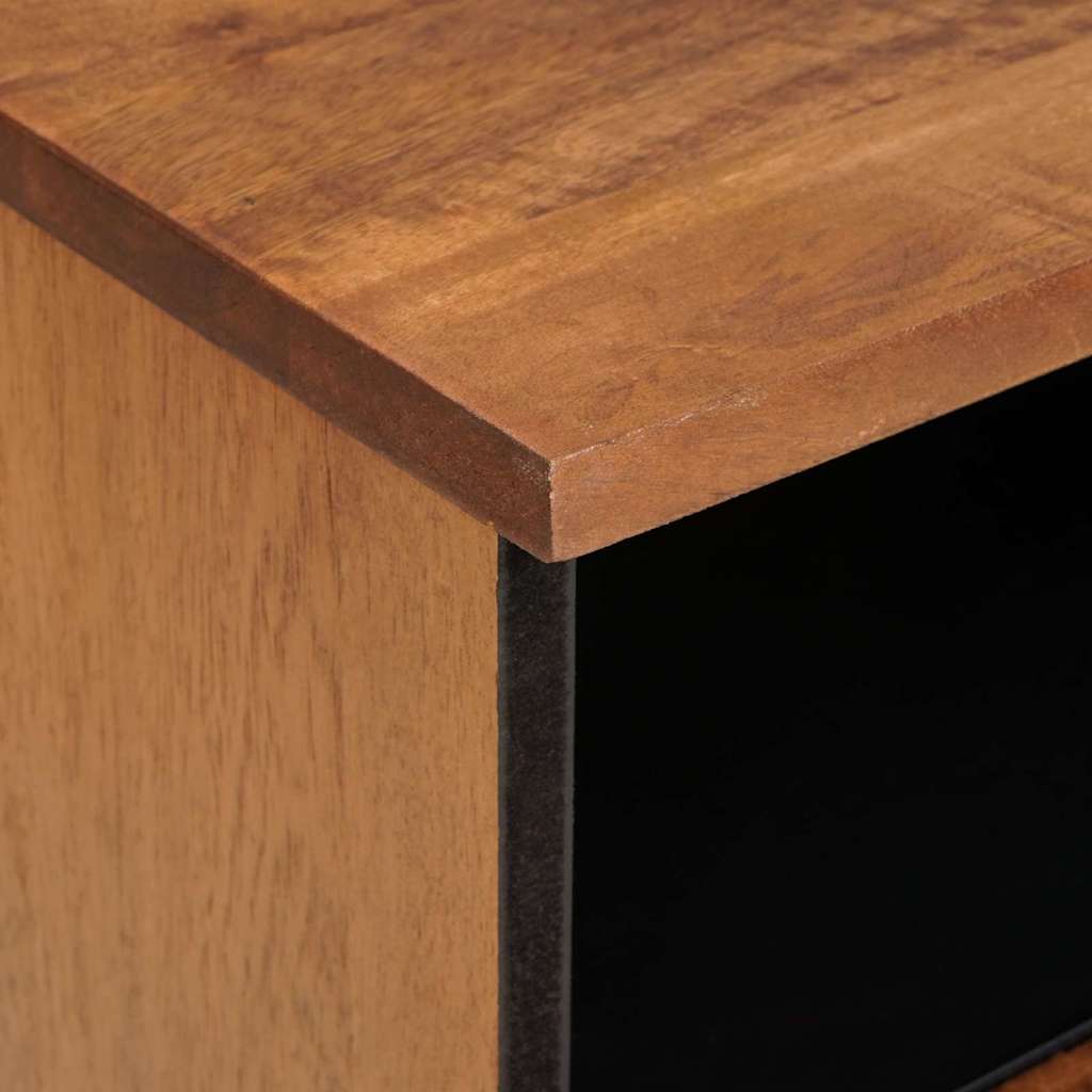 Nachttisch Braun 40 x 33 x 46 cm Massivholz Mango