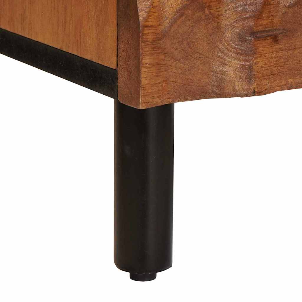 Nachttisch Braun 40 x 33 x 46 cm Massivholz Mango