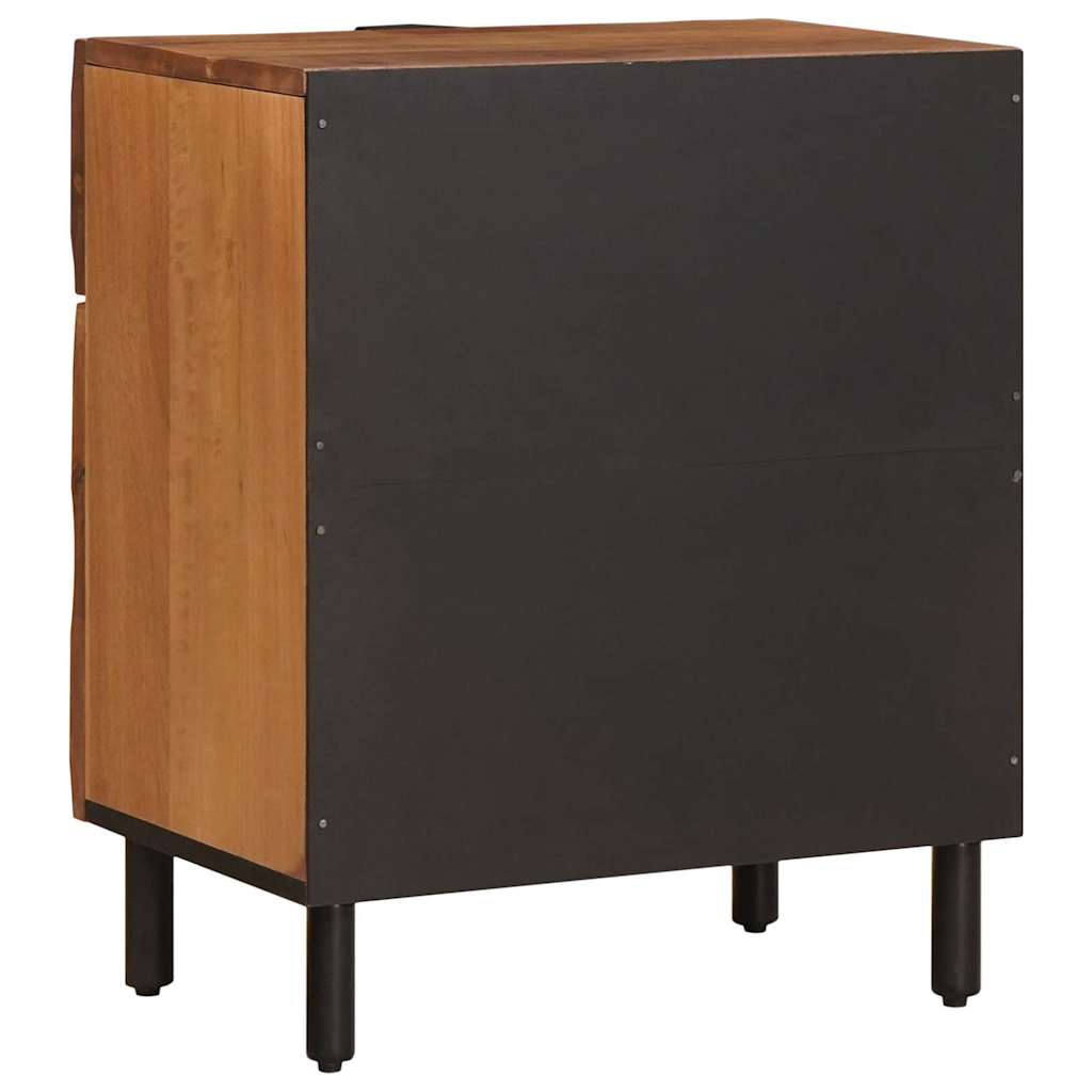 Nachttisch Braun 50 x 33 x 60 cm Massivholz Mango