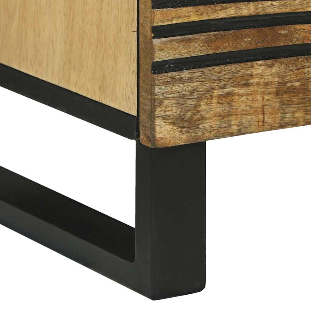 Nachttisch 2 stk. Natur 40 x 33 x 46 cm Holzwerkstoff