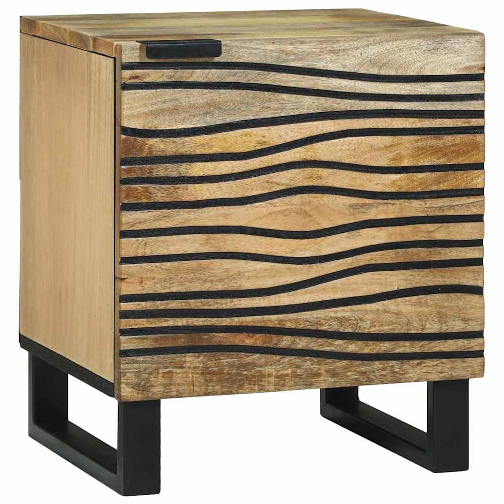 Nachttisch 2 stk. Natur 40 x 33 x 46 cm Holzwerkstoff