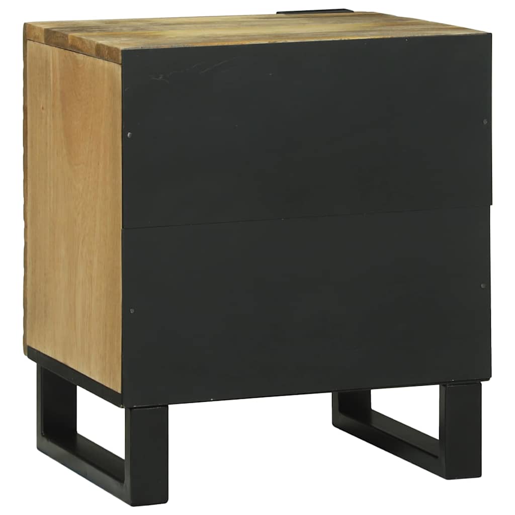 Nachttisch 2 stk. Natur 40 x 33 x 46 cm Holzwerkstoff
