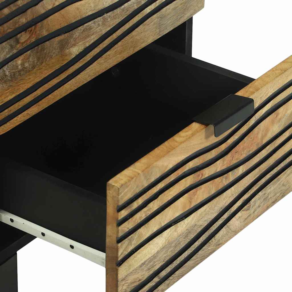 Nachttisch Natur 40 x 33 x 46 cm Holzwerkstoff