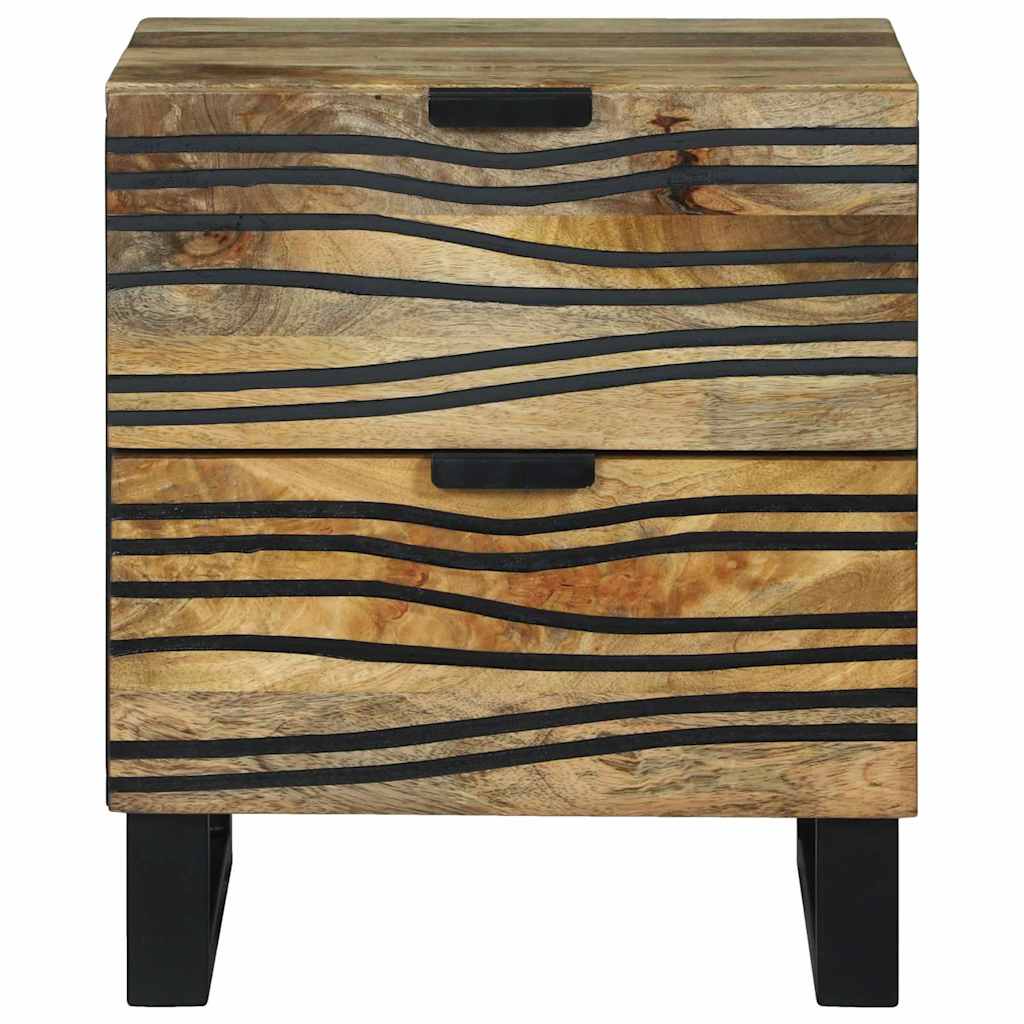Nachttisch Natur 40 x 33 x 46 cm Holzwerkstoff