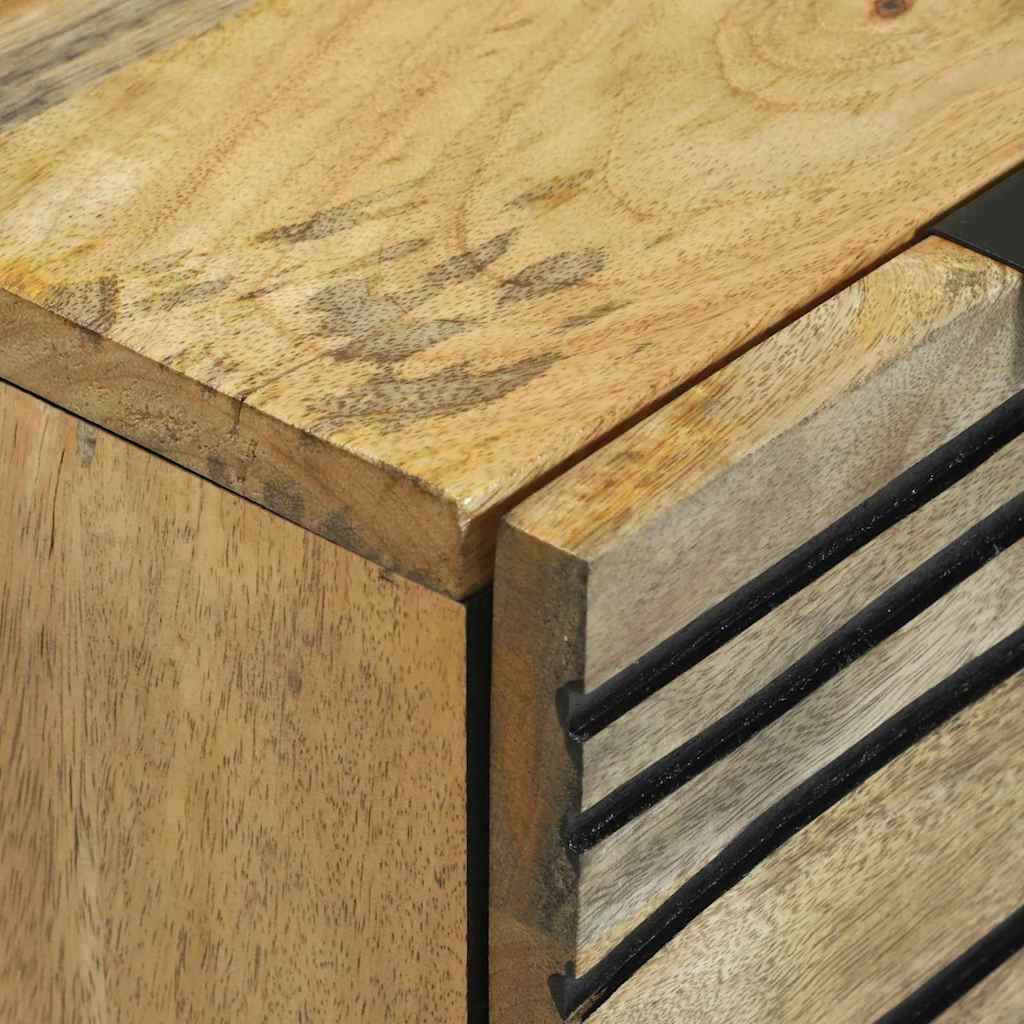 Sideboard Natur 60 x 33.5 x 75 cm Massivholz Mango