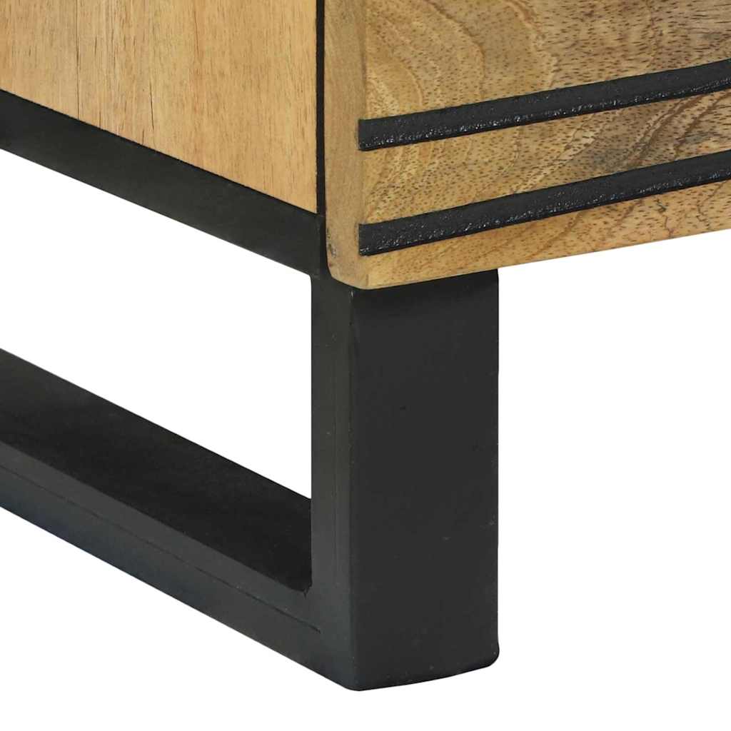 Sideboard Natur 60 x 33.5 x 75 cm Massivholz Mango