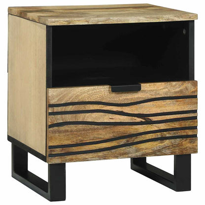 Nachttisch Natur 40 x 33 x 46 cm Holzwerkstoff