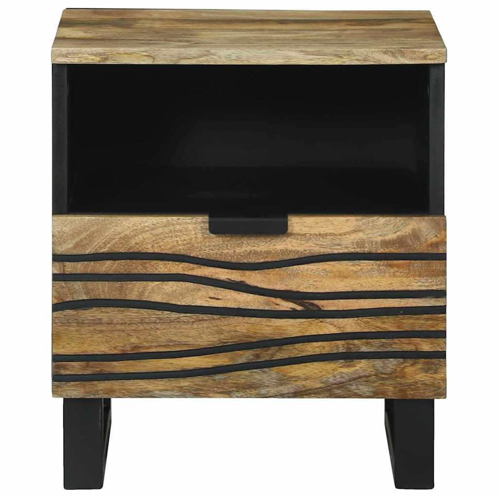 Nachttisch Natur 40 x 33 x 46 cm Holzwerkstoff
