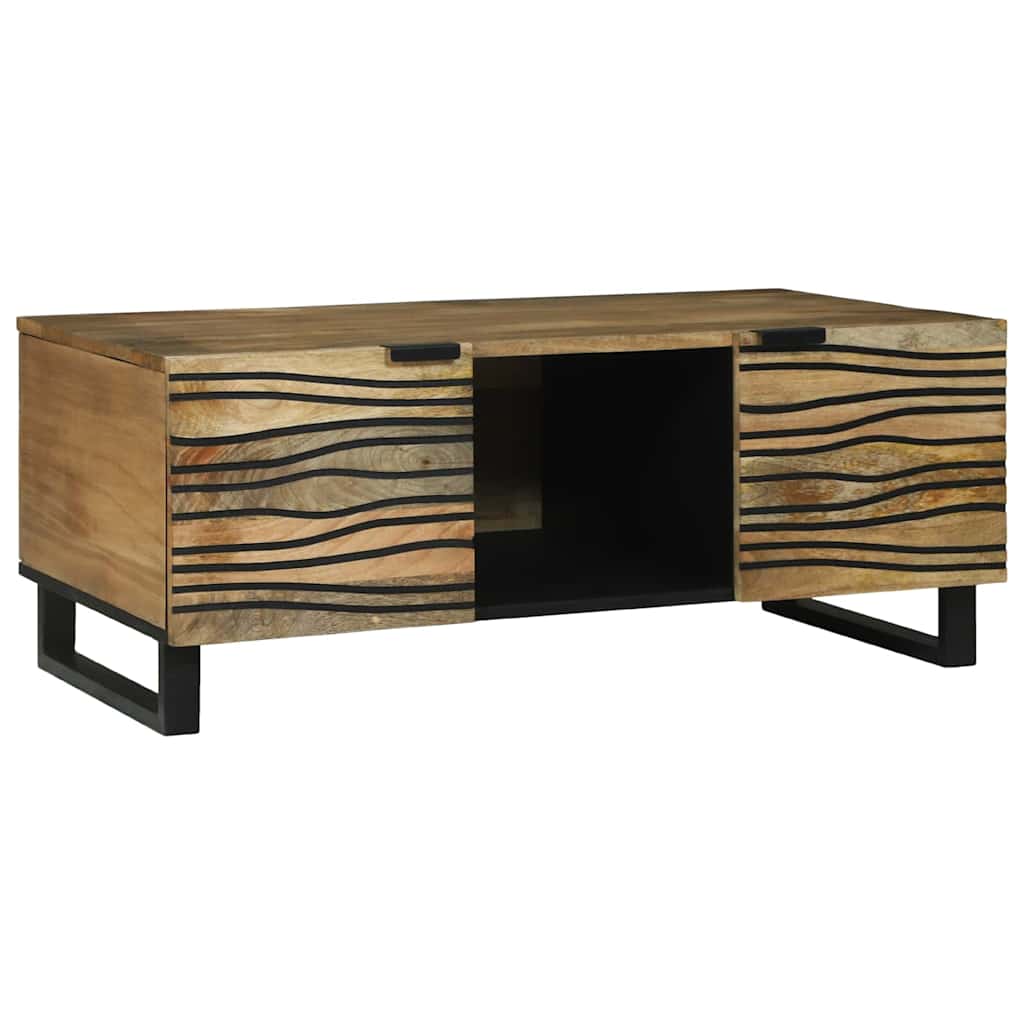 Table basse 100x54x40 cm en bois de manguier massif