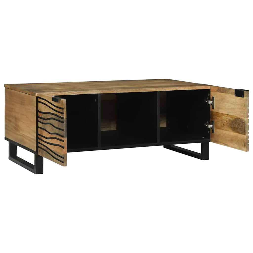 Table basse 100x54x40 cm en bois de manguier massif