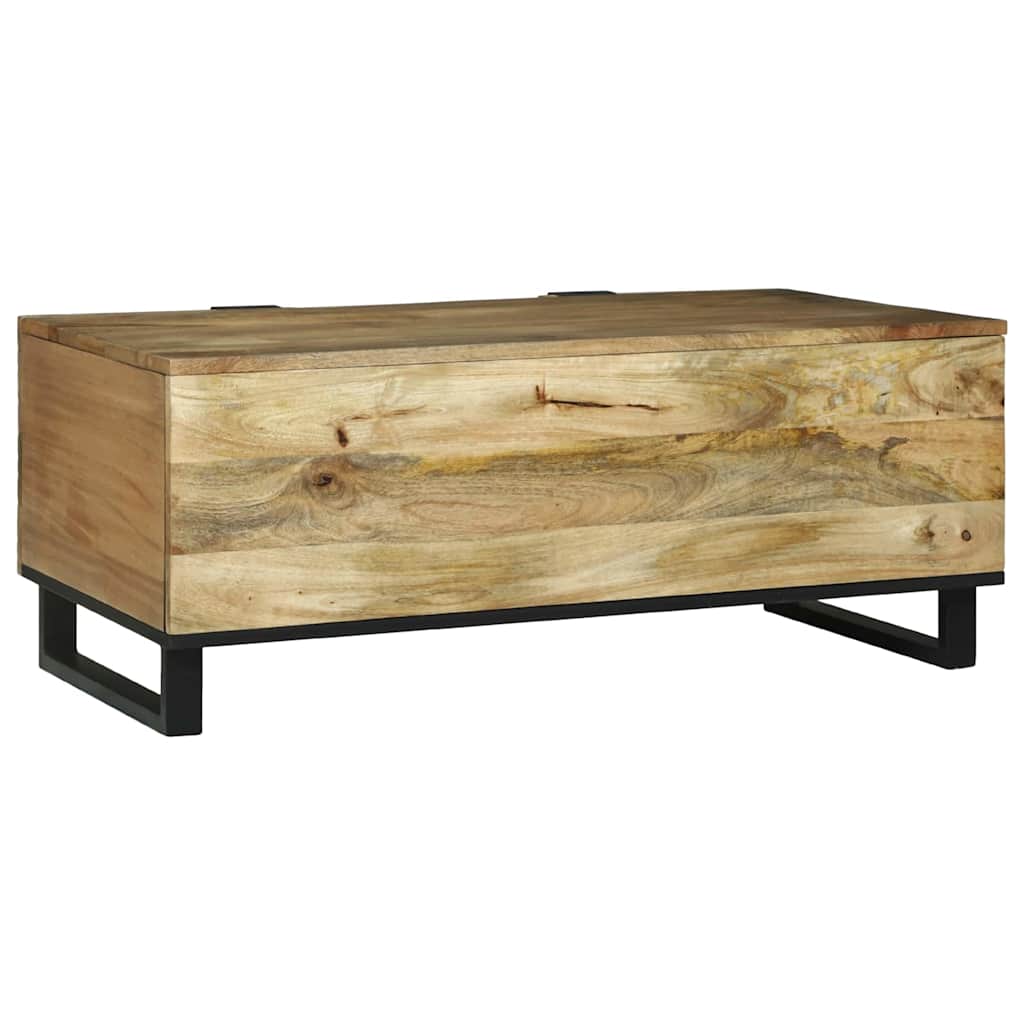 Table basse 100x54x40 cm en bois de manguier massif
