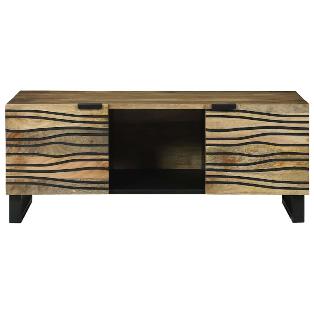 Table basse 100x54x40 cm en bois de manguier massif