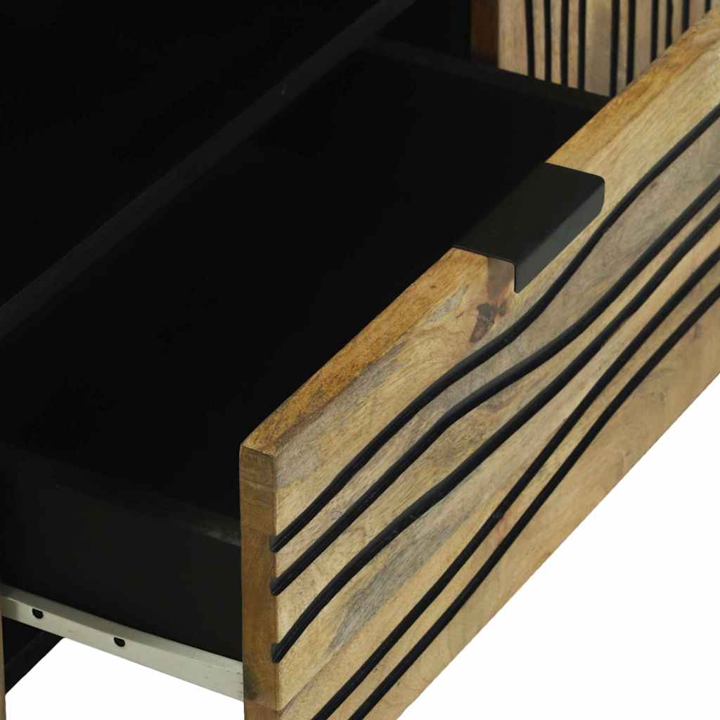 TV-Schrank Braun 105 x 33 x 46 cm massives Mangoholz