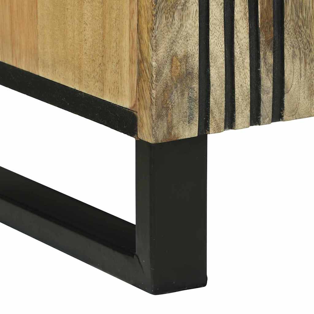 TV-Schrank Braun 105 x 33 x 46 cm massives Mangoholz