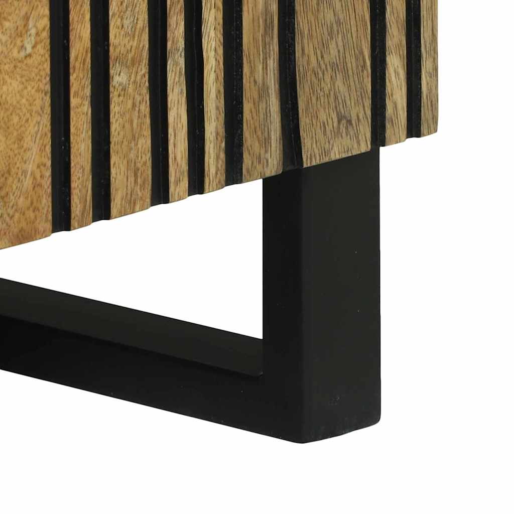 TV-Schrank Braun 80 x 33 x 46 cm massives Mangoholz