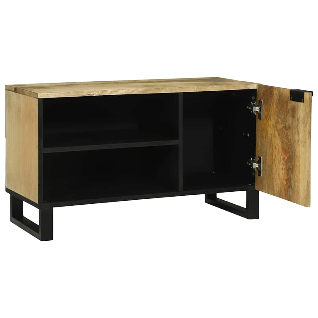 TV-Schrank Braun 80 x 33 x 46 cm massives Mangoholz