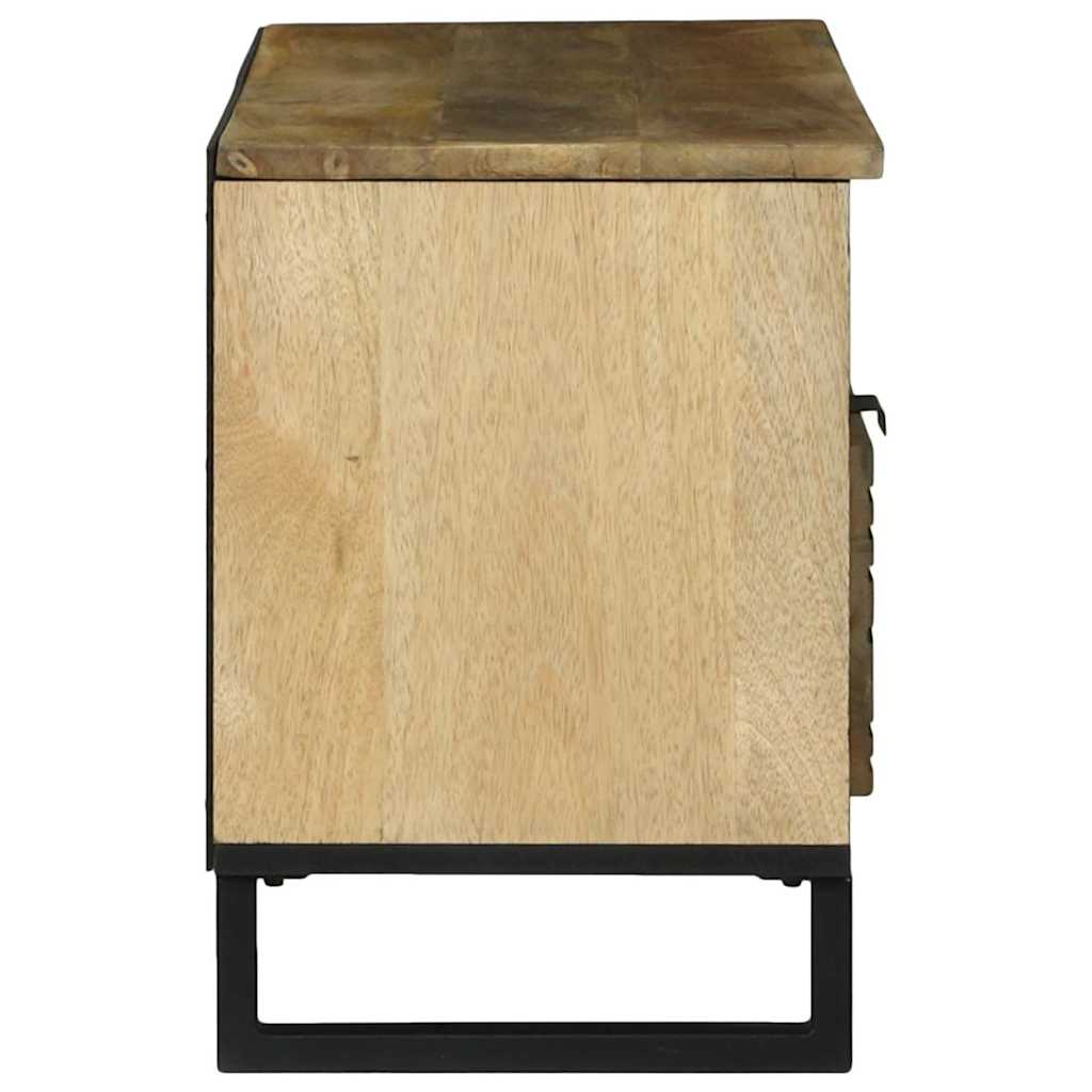 TV-Schrank Braun 105 x 33 x 46 cm massives Mangoholz