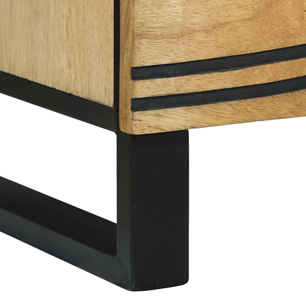 TV-Schrank Braun 100 x 33 x 46 cm massives Mangoholz