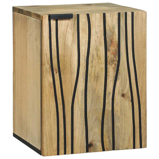 Waschbeckenunterschrank Braun, Schwarz 38 x 33,5 x 48 cm
