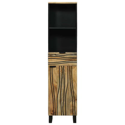 Badezimmerschrank Natur 38 x 33 x 160 cm Holzwerkstoff