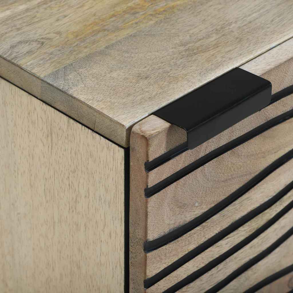 Nachttisch 2 stk. Weiß 40 x 33 x 46 cm Holzwerkstoff