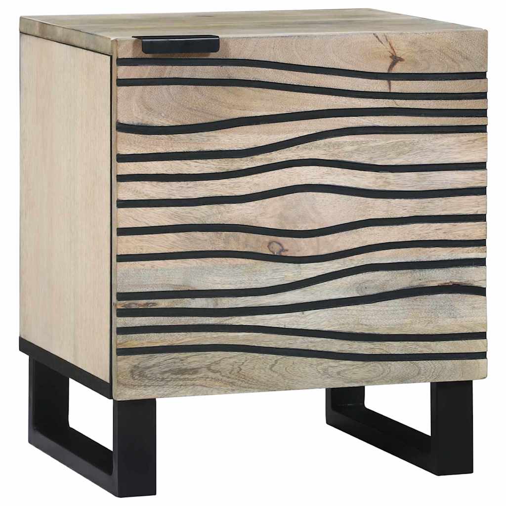 Nachttisch 2 stk. Weiß 40 x 33 x 46 cm Holzwerkstoff
