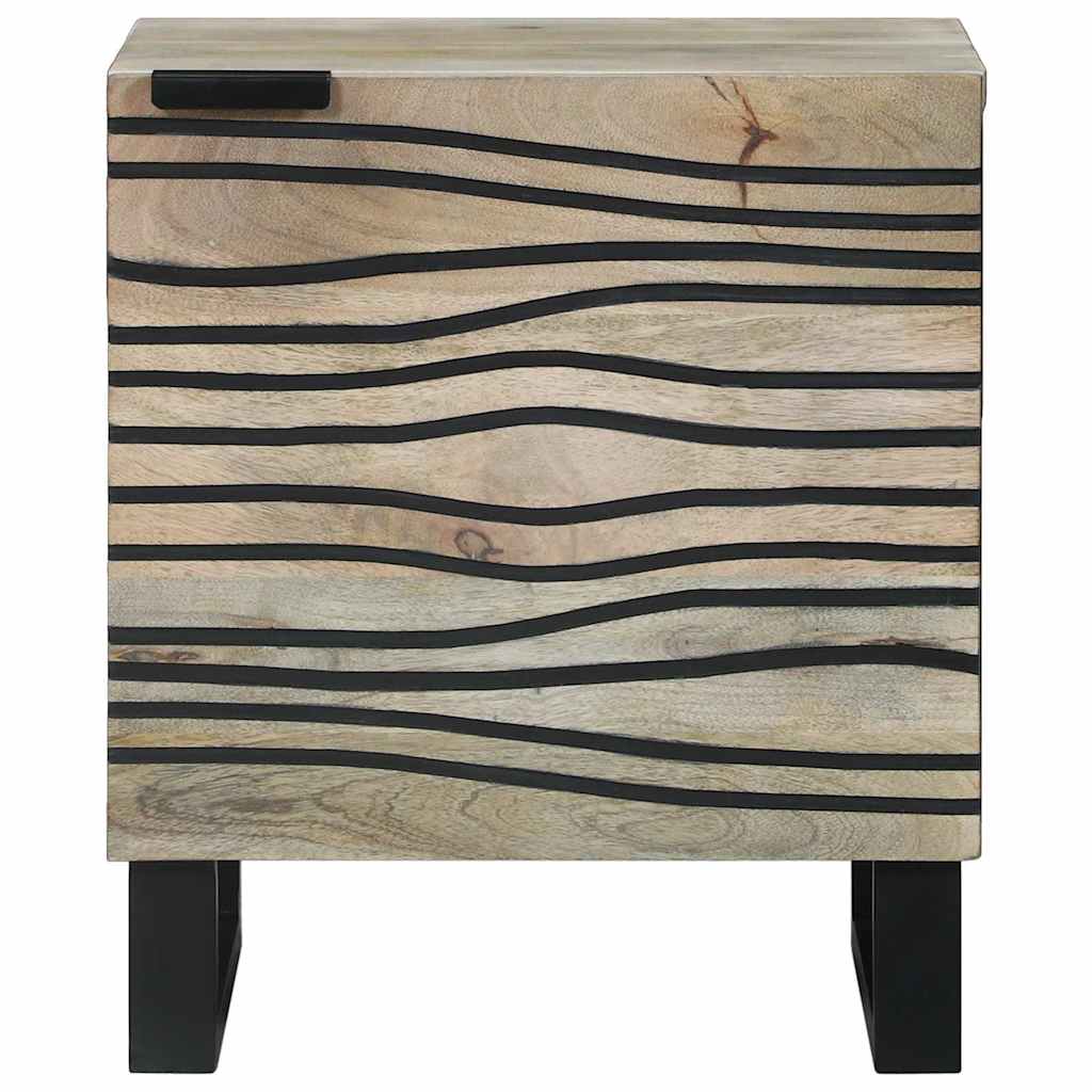 Nachttisch 2 stk. Weiß 40 x 33 x 46 cm Holzwerkstoff