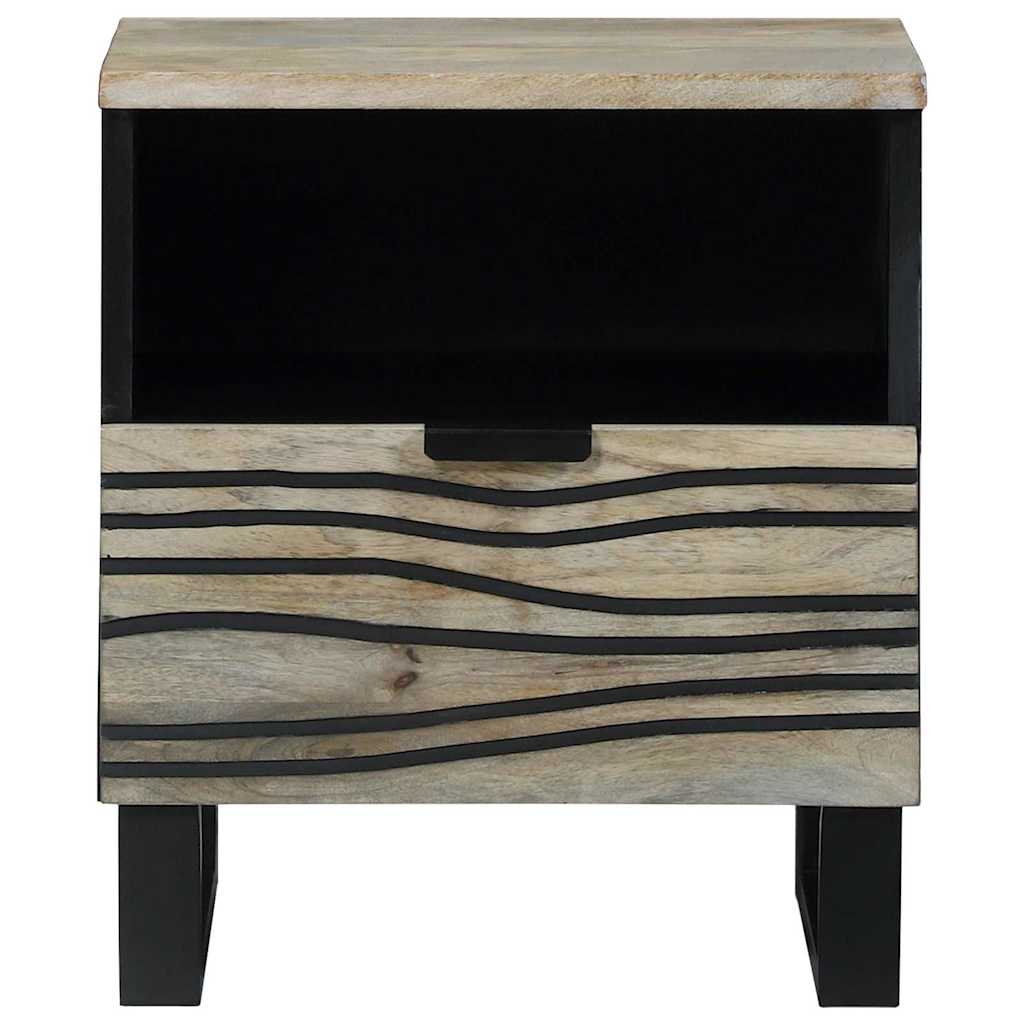 Nachttisch Weiß 40 x 33 x 46 cm Holzwerkstoff