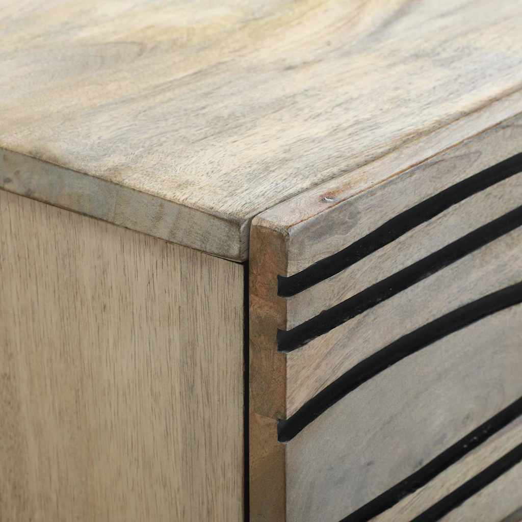 Nachttisch Weiß 50 x 33 x 60 cm Holzwerkstoff