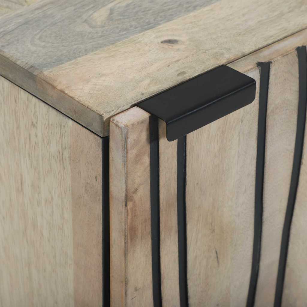 Spülenschrank Braun und Schwarz 38 x 33,5 x 48 cm Holzwerkstoff