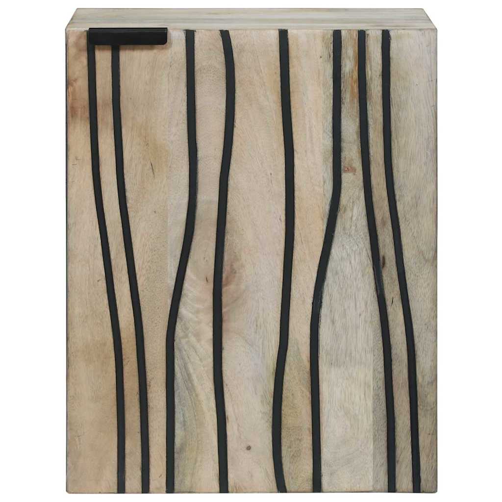 Spülenschrank Braun und Schwarz 38 x 33,5 x 48 cm Holzwerkstoff