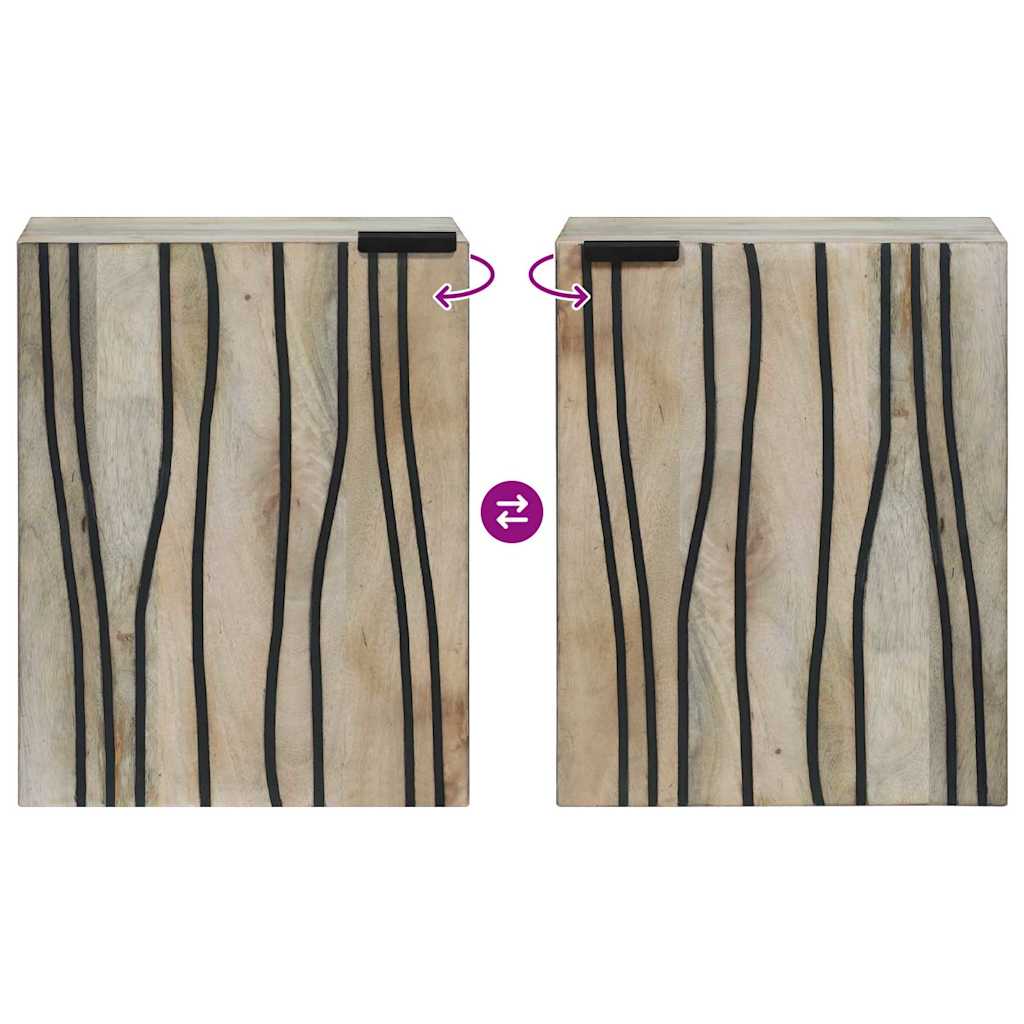 Spülenschrank Braun und Schwarz 38 x 33,5 x 48 cm Holzwerkstoff