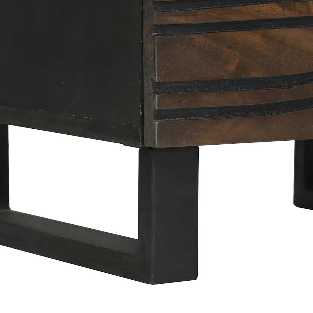 Nachttisch 2 stk. Walnuss 40 x 33 x 46 cm Holzwerkstoff