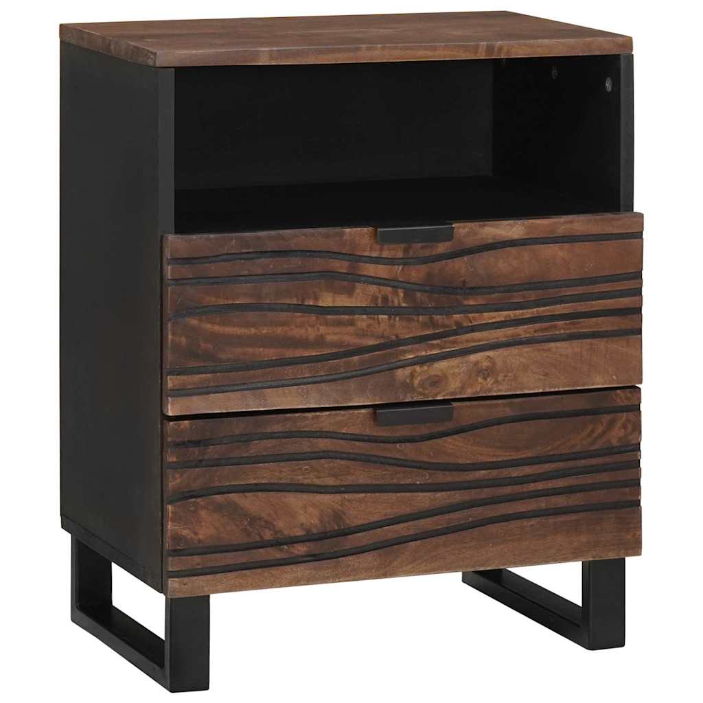 Nachttisch Walnuss 50 x 33 x 62 cm Holzwerkstoff