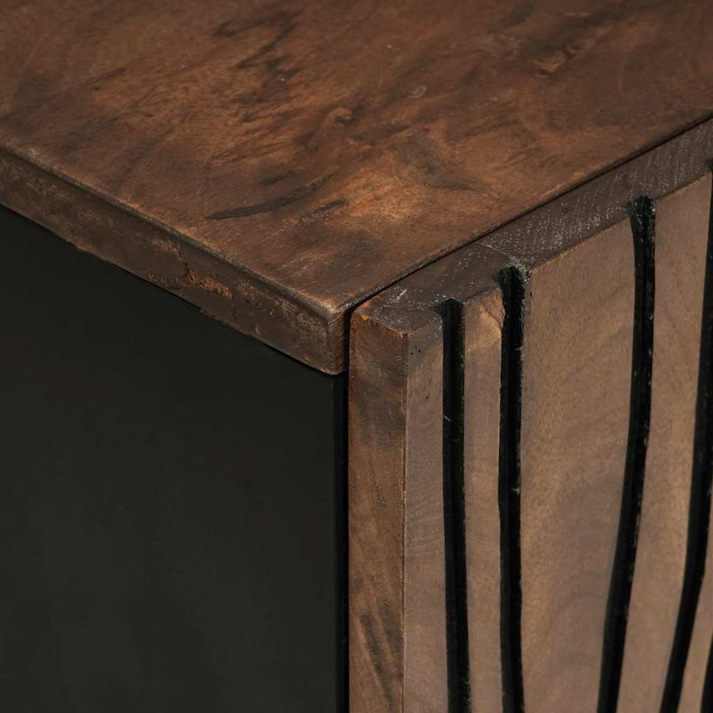 TV-Schrank Braun 105 x 33 x 46 cm massives Mangoholz