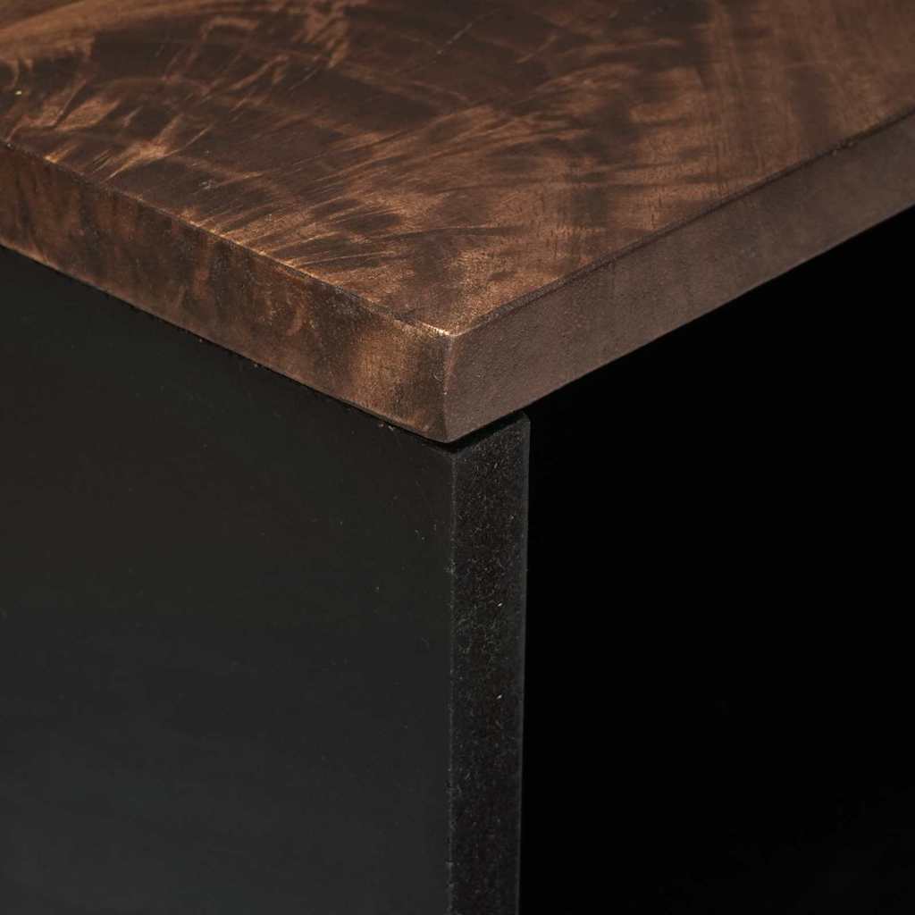 TV-Schrank Braun 80 x 33 x 46 cm massives Mangoholz