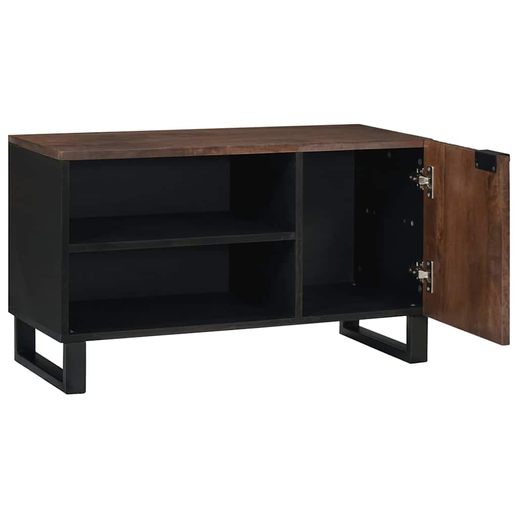 TV-Schrank Braun 80 x 33 x 46 cm massives Mangoholz