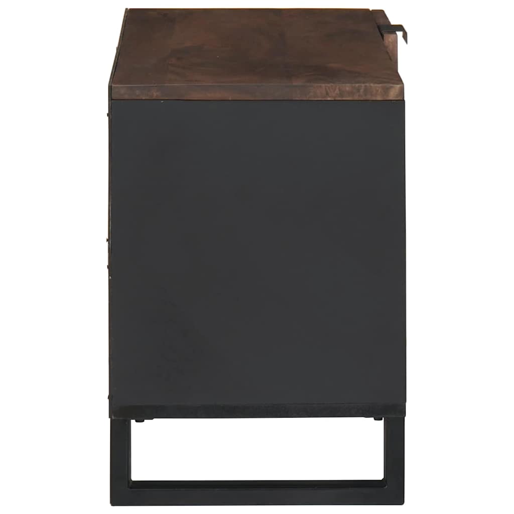 TV-Schrank Braun 80 x 33 x 46 cm massives Mangoholz