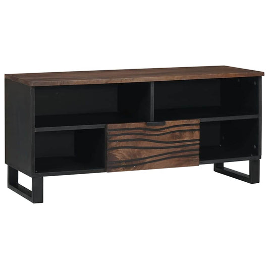 TV-Schrank Braun 105 x 33 x 46 cm massives Mangoholz