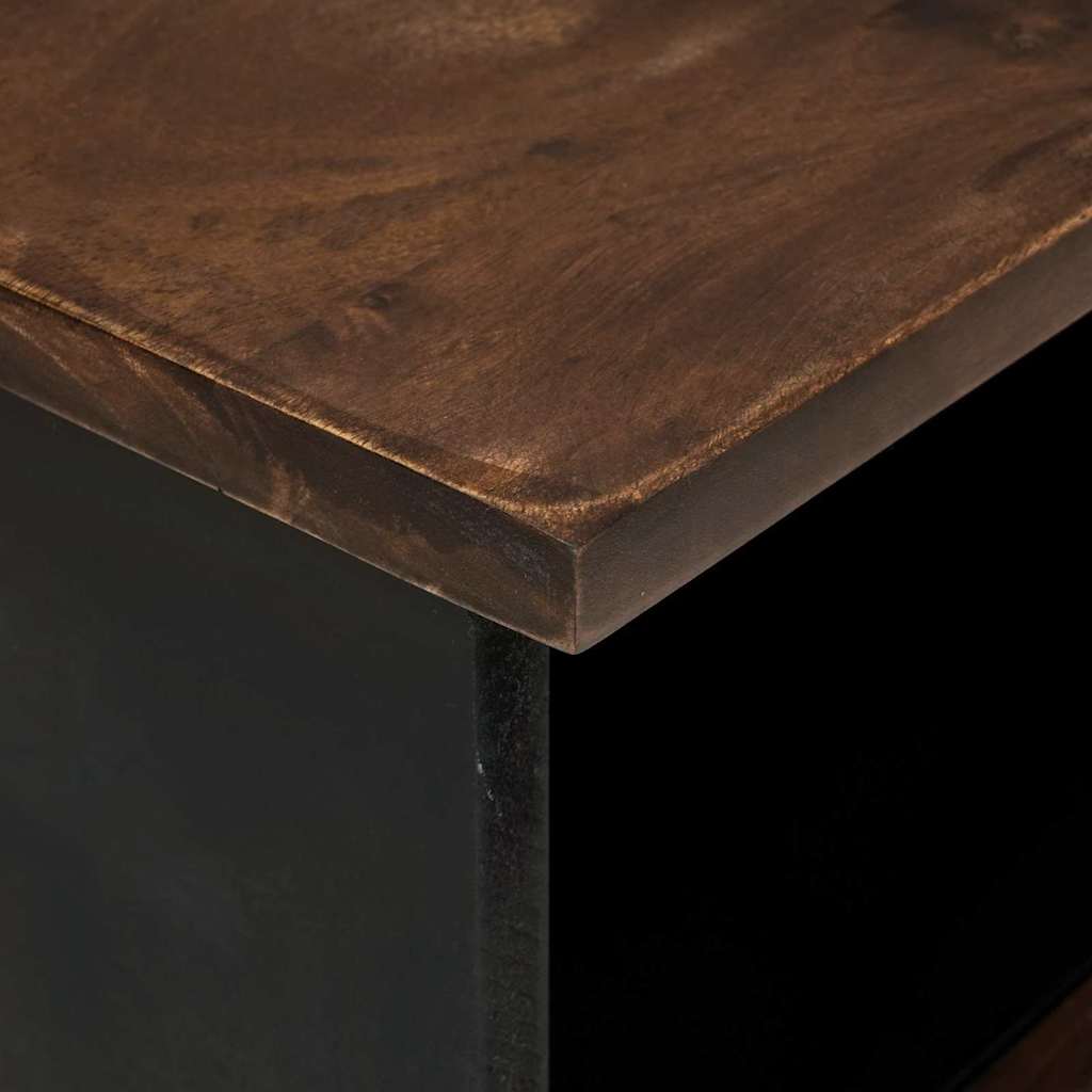 TV-Schrank Braun 80 x 33 x 46 cm massives Mangoholz