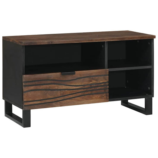 TV-Schrank Braun 80 x 33 x 46 cm massives Mangoholz