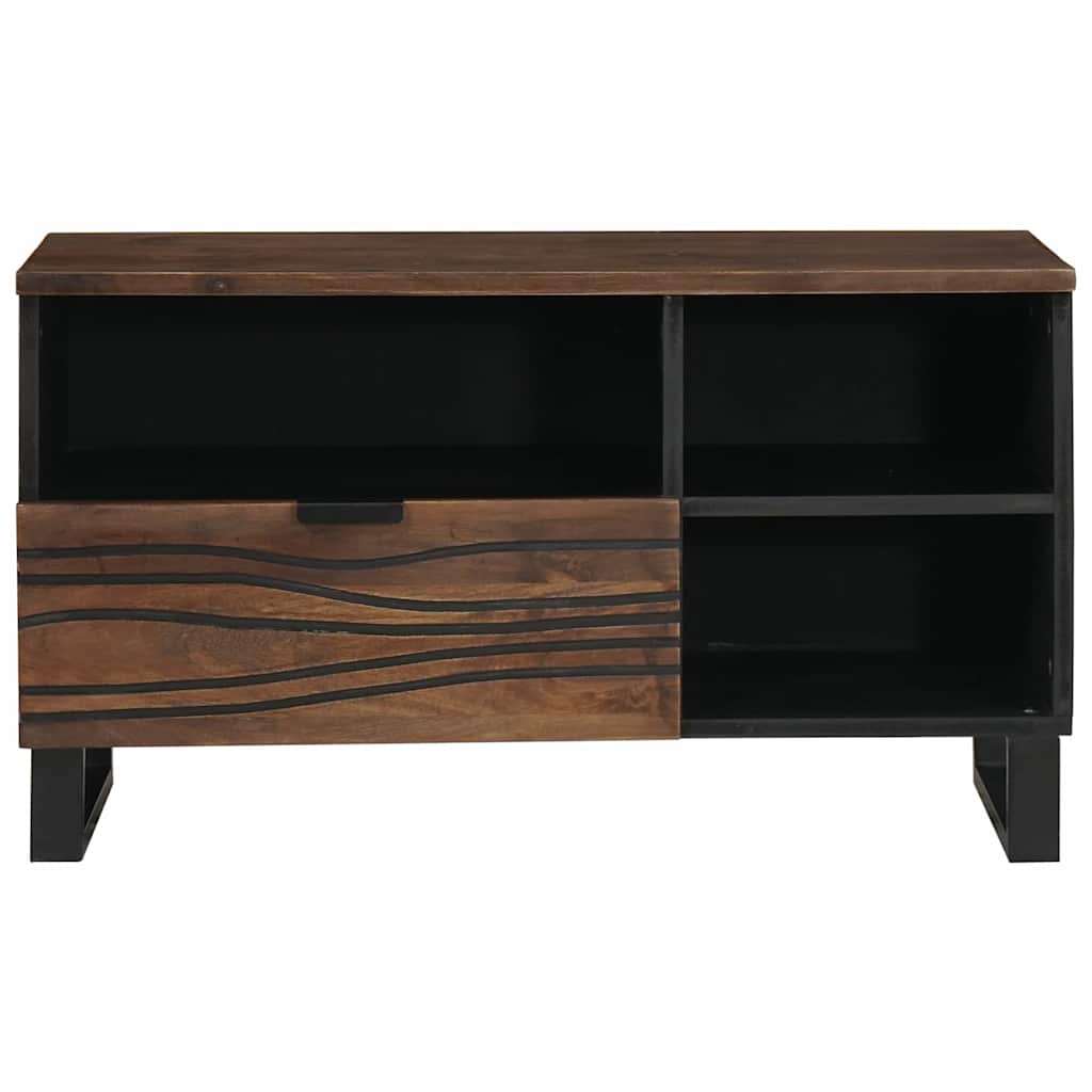 TV-Schrank Braun 80 x 33 x 46 cm massives Mangoholz