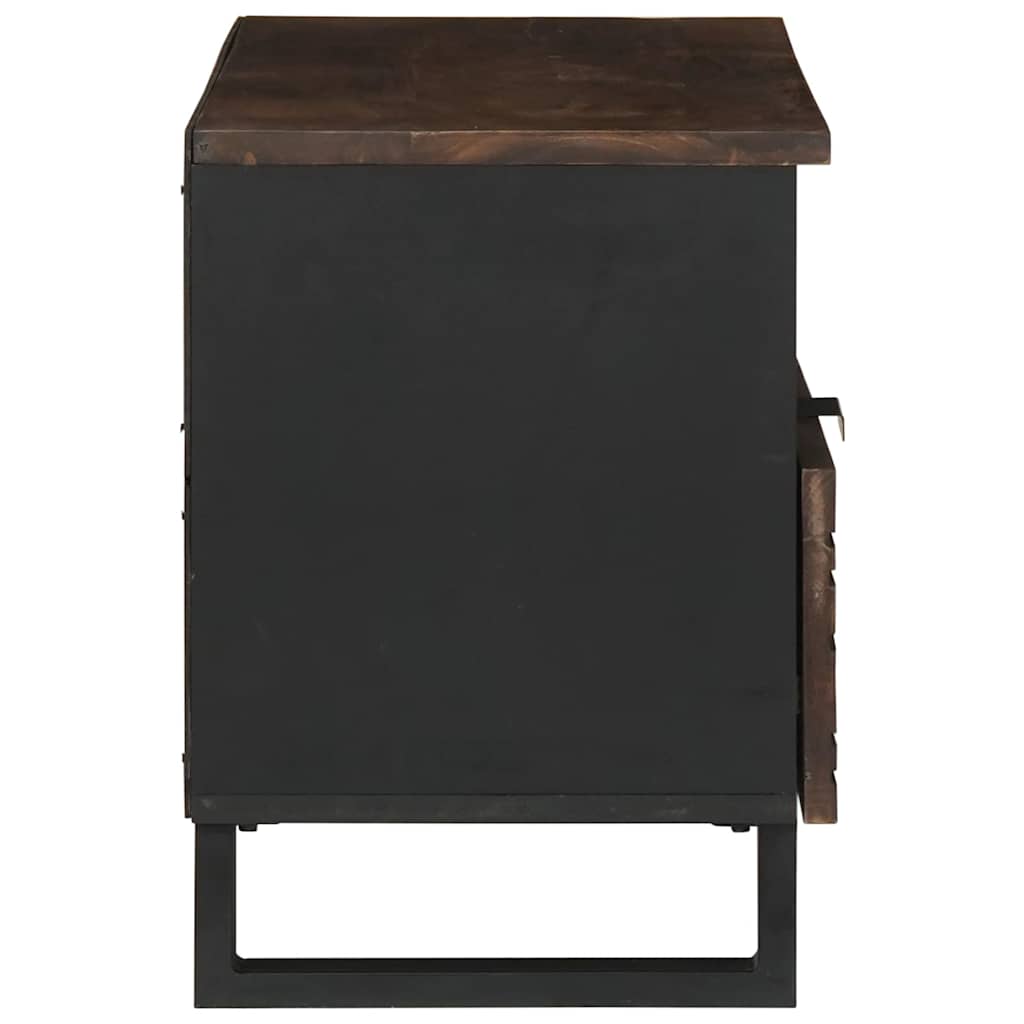 TV-Schrank Braun 80 x 33 x 46 cm massives Mangoholz