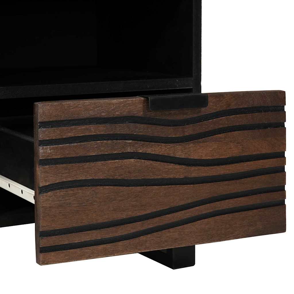 TV-Schrank Braun 100 x 33 x 46 cm massives Mangoholz