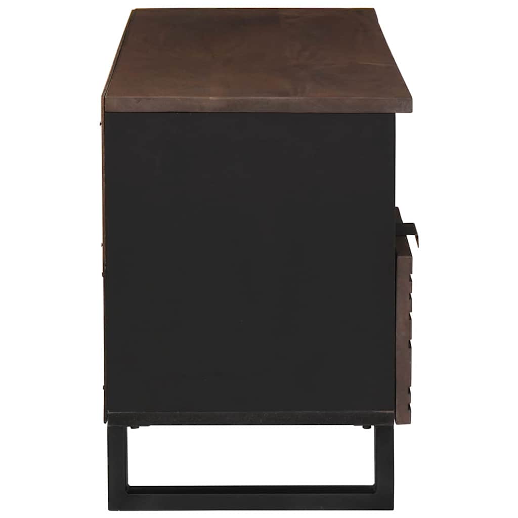 TV-Schrank Braun 100 x 33 x 46 cm massives Mangoholz