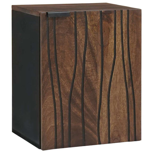 Waschbeckenunterschrank Braun, Schwarz 38 x 33,5 x 48 cm