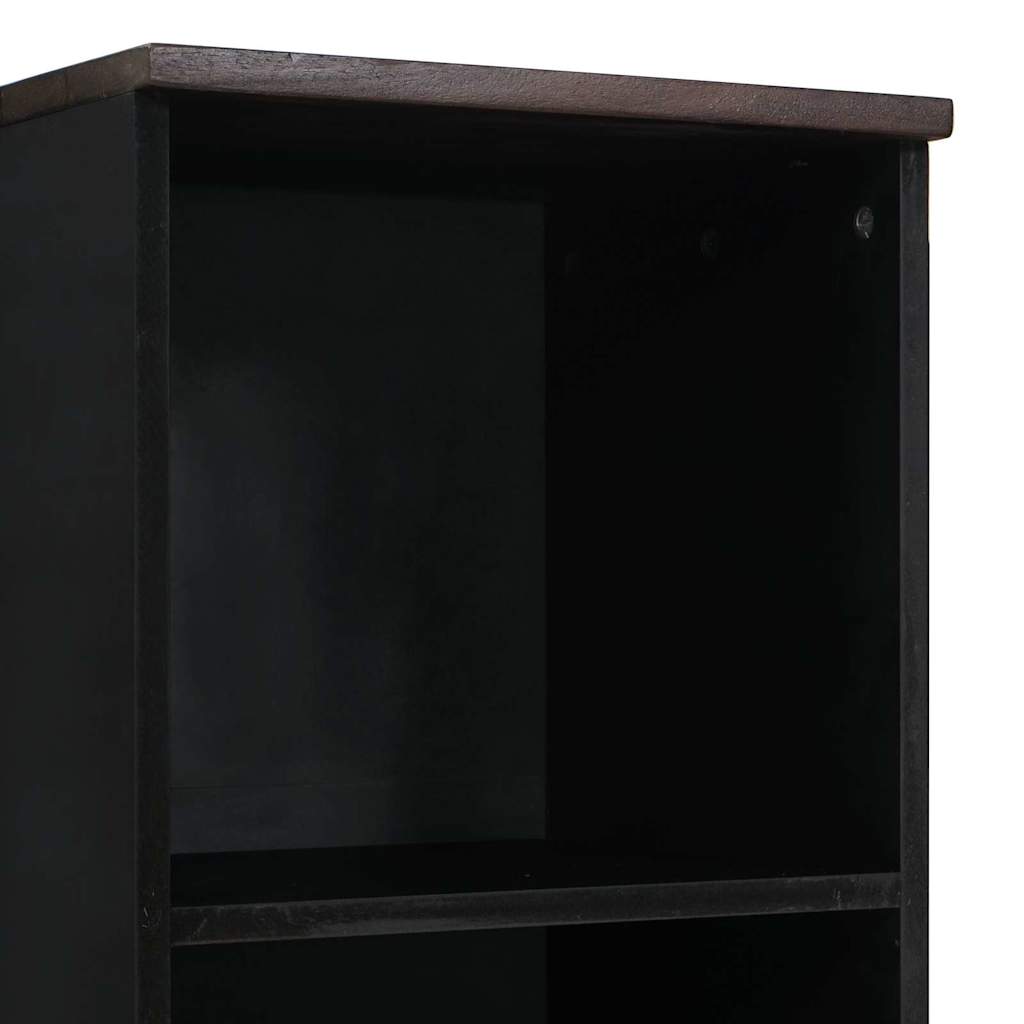Badezimmerschrank mit Regal mit Speicher Braun 38 x 33 x 160 cm