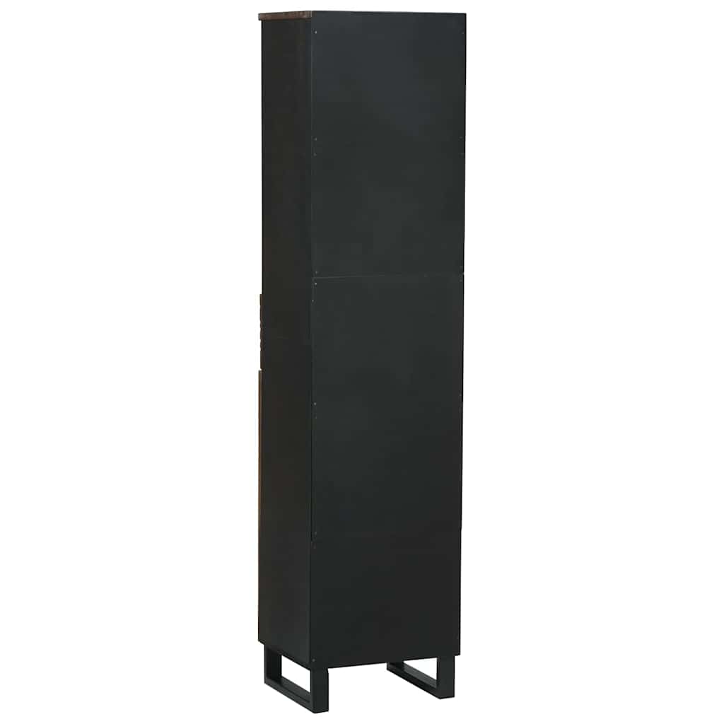 Badezimmerschrank Walnuss 38 x 33 x 160 cm Holzwerkstoff