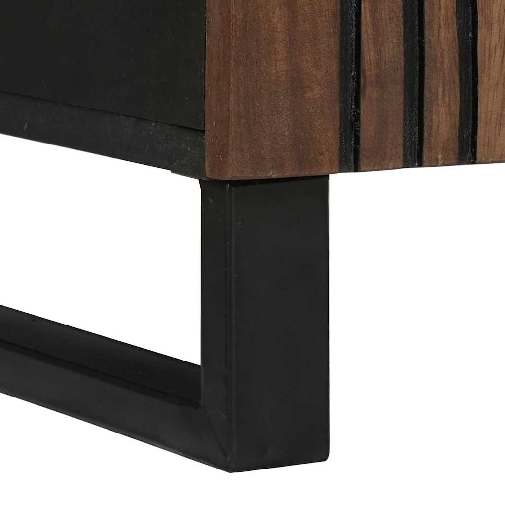 Sideboard Braun 60 x 33 x 75 cm massives Mangoholz