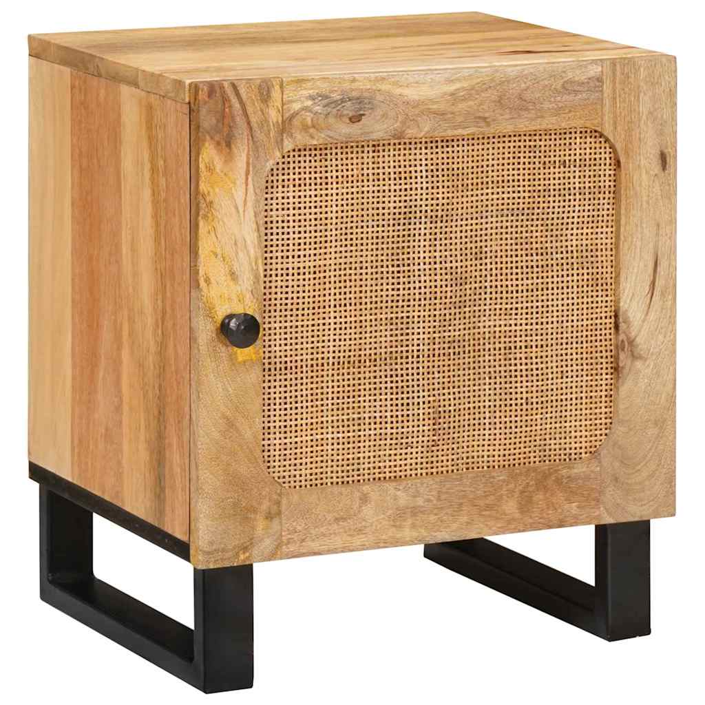 Nachttisch 2 pcs Natur 40 x 33 x 46 cm